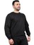Siyah Basic Sweatshirt 3
