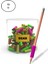 Neon Spiral Kalem Tutma Aparatı 4 Renk ART.35N (72 Li Paket) 1