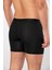 Siyah Micro Modal Premium Erkek Uzun Boxer 3