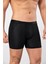 Siyah Micro Modal Premium Erkek Uzun Boxer 5