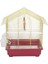 İki Kapılı Çatılı Muhabbet Kafes Pirinç 30x23x39 cmx 1 Adet 1
