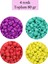 Dökme Cam Kum Boncuk Büyük Boy (6/0) 4 mm - 4 Renk - Toplam 80 Gram - BNC411 1