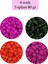 Dökme Cam Kum Boncuk Büyük Boy (6/0) 4 mm - 4 Renk - Toplam 80 Gram - BNC414 1