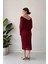 Dantel Elbise Bordo 4