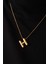 By Florya Jewelry Çelik Harfli "h" Bubble Balon Kolye Balık Sırtı Toplu Zincir H Harfi 45 cm 5