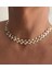 Altın Kaplamalı Pirinç Model Inci Choker Kolye 1