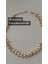Altın Kaplamalı Pirinç Model Inci Choker Kolye 2