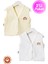 Unisex Bebek Arma Detaylı Organik Pamuklu 3-6-9 Ay 2li Penye Bebek Yelek Set 1