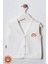 Unisex Bebek Arma Detaylı Organik Pamuklu 3-6-9 Ay 2li Penye Bebek Yelek Set 2