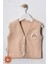 Unisex Bebek Arma Detaylı Organik Pamuklu 3-6-9 Ay 2li Penye Bebek Yelek Set 3