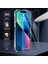Apple iPhone 13 Kılıf Kamera Çıkıntılı Korumalı Yumuşak Şeffaf Silikon + 9h Ekran Koruyucu Cam Set 2in1 2
