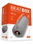 Beatbox LED Işıklı 20W Ses Bombası | Usb, Sd, Aux, Fm Radyo ve Bluetooth Hoparlör Gri 4