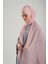 Pudra Pratik Hazır Geçmeli Bone Şal Şifon Kendinden Boneli Iki Bantlı 1452_06 3