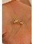 14 Ayar Kalemli 3 mm Çivi Top Altın Küpe 14CGKKP0019 2