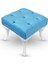 Kapitoneli Kapıönü Ayak Ucu Bench Puf Makyaj Koltuğu– 40 x 40 cm 1