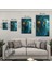 Fantastik ve Korku Cam Tablo - Karışık - Dikey Motif 01-068 7