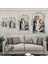 Hayvan Cam Tablo - Sevimli Dostlar Lavaboda - Dikey Motif 08-236 7