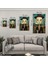 Sanatsal Cam Tablo - Naif Sanat - Dikey Motif 13-019 7
