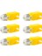 Akıllı Araba Robotu Için Dişli Motor Çift Şaftlı 3-6V Tt Motor 6'lı Paket (I Şekli) (Yurt Dışından) 1