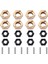 Adet Kalınlık 6.2mm Genişletilmiş Pirinç 7mm Tekerlek Altıgen Göbek Adaptörü Fms FCX24 1/24 Rc Paletli Araba Yükseltme Parçaları Aksesuarları (Yurt Dışından) 1