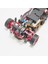 Metal Arka Küresel Mafsal Çubuk Bağlantı Çubuğu Wltoys K969 K979 K989 K999 P929 P939 1/28 Rc Araba Yükseltme Parçaları Aksesuarları, Kırmızı (Yurt Dışından) 2