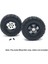 Çift Tekerlek Metal Jant Hub Wpl B16 B36 Jjrc Q63 Q64 6x6 6WD 1/16 Rc Kamyon Araba Yükseltme Aksesuarları Parçaları, Siyah (Yurt Dışından) 3