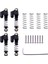 Eksenel SCX24 90081 Rc Araç Trail Modeli Acc Black Için 4x Şok Emiciler Damper (Yurt Dışından) 1