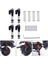 Eksenel SCX24 90081 Rc Araç Trail Modeli Acc Black Için 4x Şok Emiciler Damper (Yurt Dışından) 4