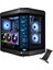 North Evo Vision Plus 7x Argb Fan USB 3.0 + Type C Pcı Express 4.0 Riser Atx LCD Ekranlı Gaming Bilgisayar Kasası Siyah 1