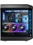 North Evo Vision Plus 7x Argb Fan USB 3.0 + Type C Pcı Express 4.0 Riser Atx LCD Ekranlı Gaming Bilgisayar Kasası Siyah 2