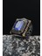 Lacivert Zirkon Taşlı 925 Ayar Gümüş Erkek Yüzüğü 901510 3