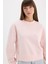 Boxy Fit Bisiklet Yaka Basic Düz Kalın Sweatshirt E4732AX25SP 1