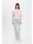 Boxy Fit Bisiklet Yaka Basic Düz Kalın Sweatshirt E4732AX25SP 2