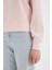 Boxy Fit Bisiklet Yaka Basic Düz Kalın Sweatshirt E4732AX25SP 4