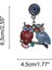 Zamak Döküm Çift Baykuş Magnet - El Işçiliğiyle Mineli Dekor 5