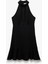 Aerobin Kumaş Kolsuz Halter Yaka Mini Elbise 1