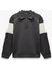 Pamuklu Renk Bloklu Uzun Kollu Yarım Fermuarlı Sweatshirt 1