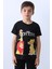 Erkek Çocuk Tshirt Lion Baskılı Bisiklet Yaka E36 1
