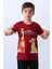 Erkek Çocuk Tshirt Lion Baskılı Bisiklet Yaka E36 3