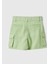 Erkek Çocuk Açık Yeşil Önü Logo Işlemeli Yama Cepli Bermuda Şort 3