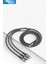Konfulon DC62 3in1 Type-C To 60W Type-C / 12W Lightning / 15W Micro 1.2m Hızlı Şarj Kablo - Siyah 11 4