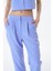 71154 Kemer Detaylı Arkası Lastikli Pantolon Mavi 1