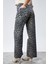 Cedy Denım Yüksek Kalite Kadın Palazzo Yüksek Bel Cotton Jean Pantolon 5