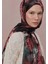 Love In Bloom Desen Vual Şal Siyah 2