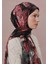 Love In Bloom Desen Vual Şal Siyah 4