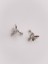 Cerrahi Çelik Piercing Zirkon Taşlı Plaka Kelebek Helix Tragus Piercing (1 Adet) 3