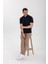 Lacivert Polo Yaka Regular Fit T-Shirt 1