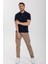 Lacivert Polo Yaka Regular Fit T-Shirt 4