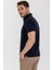 Lacivert Polo Yaka Regular Fit T-Shirt 5