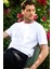 Yuvarlak Yaka Beyaz Relax Organik Pamuk T-Shirt 1